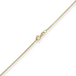 0,9mm Veneziakette Goldkette Collier Halskette aus 333 Gold Gelbgold 38cm