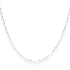 0,9mm Veneziakette Goldkette Collier Halskette aus 585 Gold Weißgold 34cm