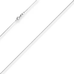 0,7mm Veneziakette Goldkette Collier Halskette aus 585 Gold Weißgold 38cm