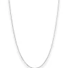 0,7mm Veneziakette Goldkette Collier Halskette aus 585 Gold Weißgold 45cm
