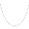 0,9mm Veneziakette Goldkette Collier Halskette aus 375 Gold Weißgold 45cm