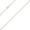 1,2mm Veneziakette rund Collier Halskette aus 333 Gold Gelbgold 40cm