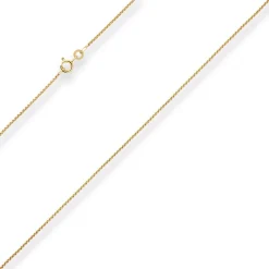 1,2mm Veneziakette rund Collier Halskette aus 333 Gold Gelbgold 40cm