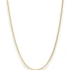1,2mm Veneziakette rund Collier Halskette aus 375 Gold Gelbgold 50cm