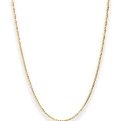 1,2mm Veneziakette rund Collier Halskette aus 333 Gold Gelbgold 42cm