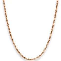 2,7mm Veneziakette rund Goldkette Collier Halskette aus 585 Gold Rotgold 70cm