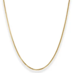 1,5mm Veneziakette rund Goldkette Collier Halskette aus 585 Gold Gelbgold 55cm