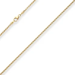 2mm Veneziakette rund Goldkette Collier Halskette aus 333 Gold Gelbgold 60cm