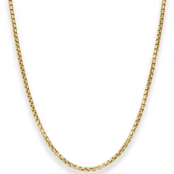 2,7mm Veneziakette rund Goldkette Collier Halskette aus 333 Gold Gelbgold 45cm