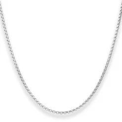 2mm Veneziakette rund Silberkette Collier Halskette aus 925 Silber 70cm