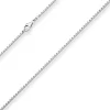1,8mm Veneziakette Silberkette Collier Halskette aus 925 Silber rhodiniert 55cm