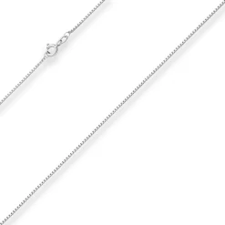 1,2mm Veneziakette Silberkette Collier Halskette aus 925 Silber 75cm
