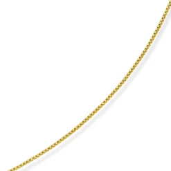 1,5mm Venezianerkette 585 Gold Gelbgold Kette Collier Halskette rund 45cm