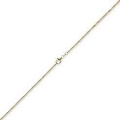 1,5mm Venezianerkette 750 Gold Gelbgold Kette Collier Halskette rund 40cm