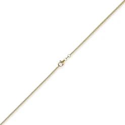 1,5mm Venezianerkette 585 Gold Gelbgold Kette Collier Halskette rund 50cm