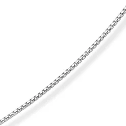 1,5mm Venezianerkette 750 Gold Weißgold Kette Collier Halskette rund 60cm