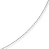 1,5mm Venezianerkette 585 Gold Weißgold Kette Collier Halskette rund 55cm