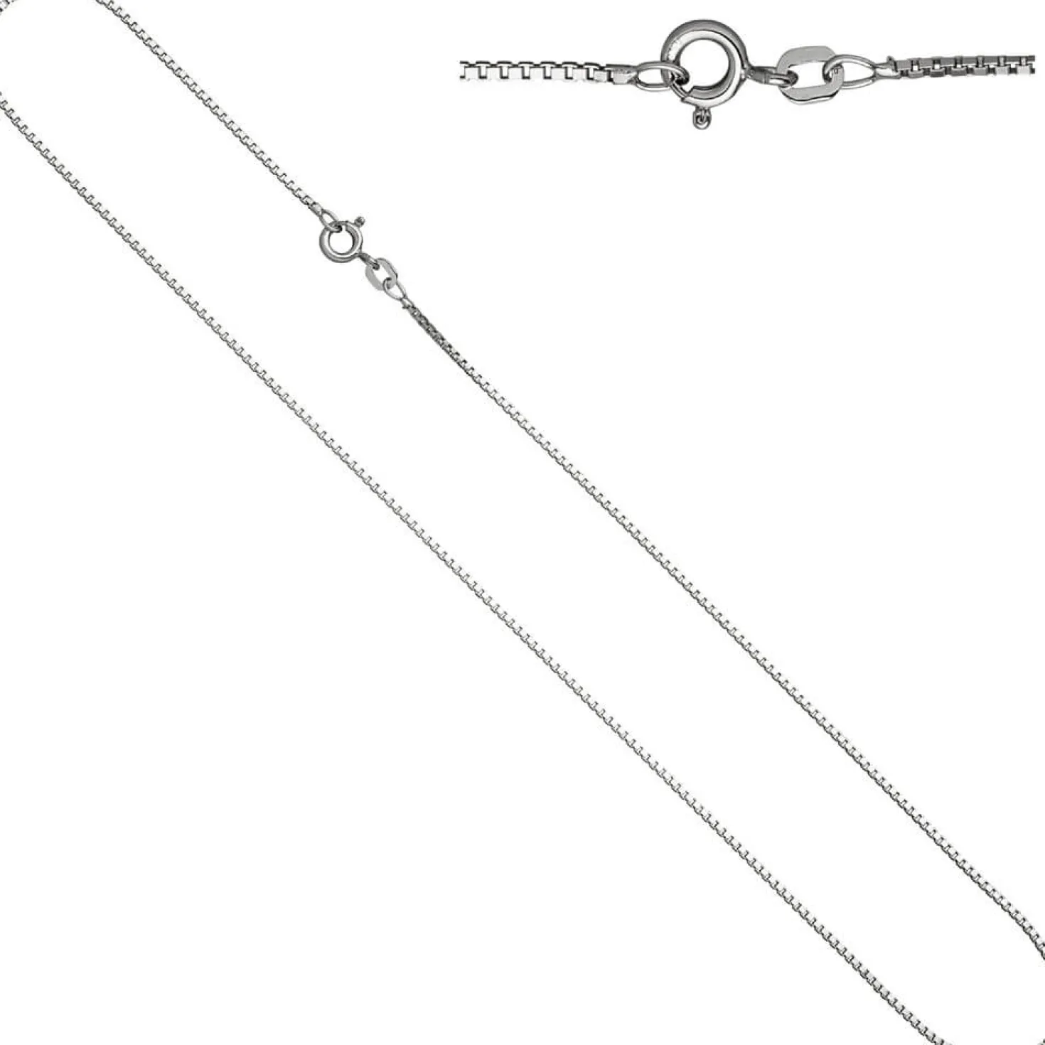 1,2mm Venezianerkette Halskette Collier Kette 925 Silber glänzend 38cm