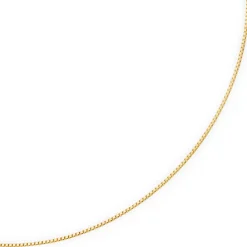 0,9mm Venezianerkette Kette Collier aus 585 Gold Gelbgold, 60cm, Damen