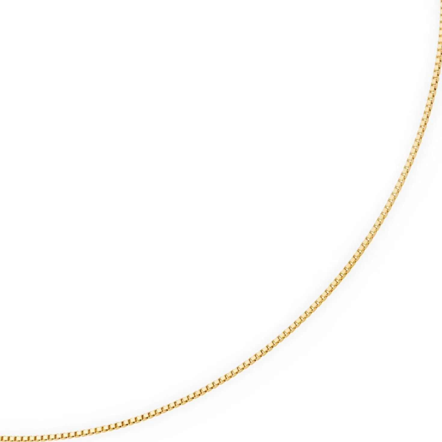 1,1mm Venezianerkette Kette Collier aus 585 Gold Gelbgold, 55cm, Unisex