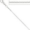 1,2mm Venezianerkette Kette Collier, 925 Silber, Silberkette, 38 cm