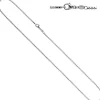 1,5mm Venezianerkette Kette, 585 Weißgold Gold, Goldkette, 38 cm