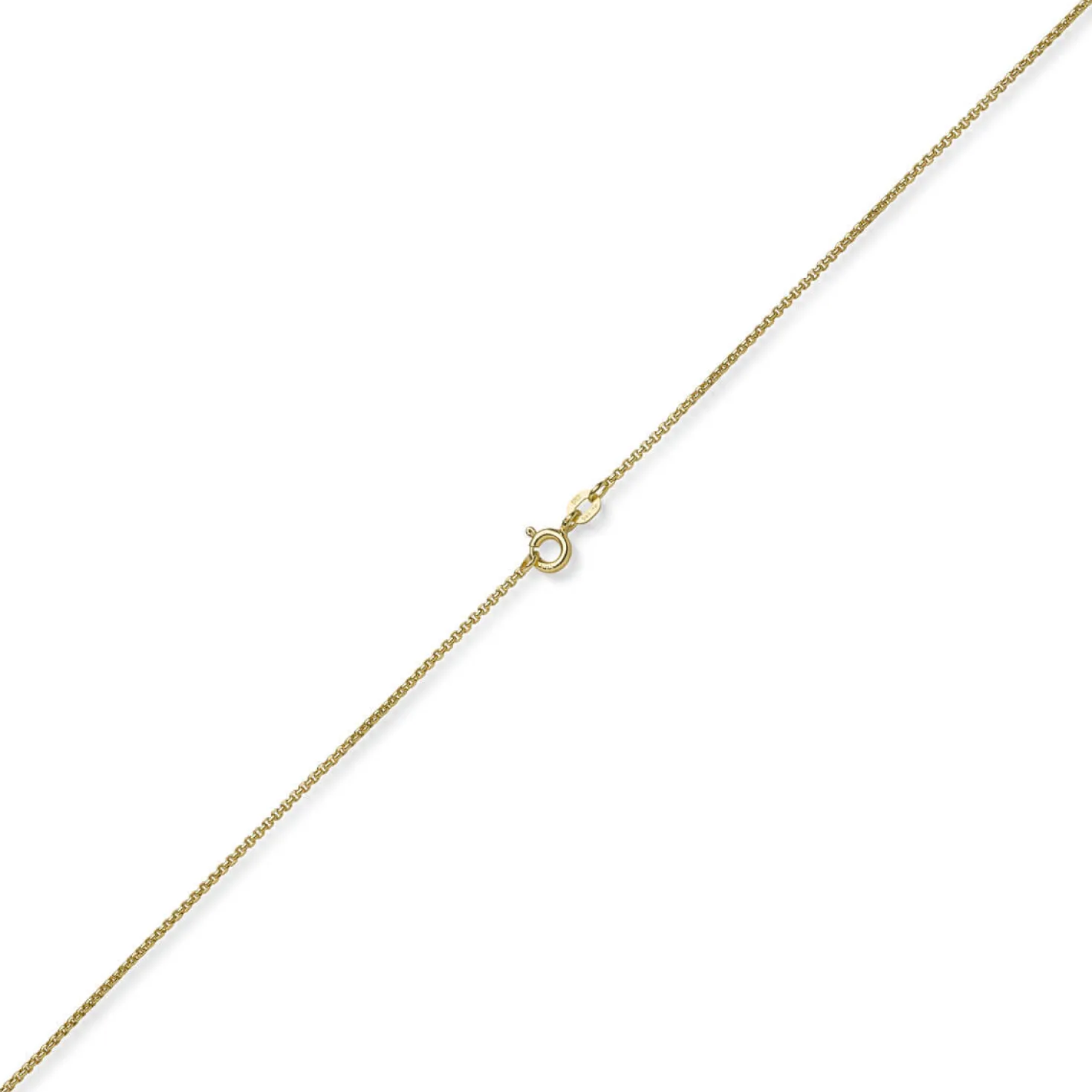 1,2mm Venezianer-Kette rund aus 750 Gold Gelbgold Kette Collier Halsschmuck 60cm