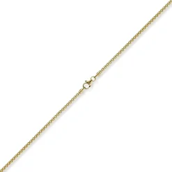 2mm Venezianerkette rund 750 Gold Gelbgold Kette Collier Halskette 50cm Damen