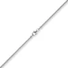 2mm Venezianerkette rund 750 Gold Weißgold Kette Collier Halskette 42cm Damen