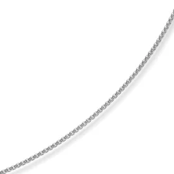 2mm Venezianerkette rund 585 Gold Weißgold Kette Collier Halskette 55cm