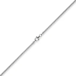 2mm Venezianerkette rund 585 Gold Weißgold Kette Collier Halskette 50cm
