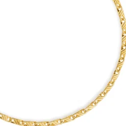 4,5mm Viktoriakette Kette Collier aus 585 Gold Gelbgold, 45cm