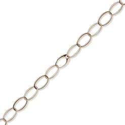 18mm Weit-Anker-Armband Armkette Armschmuck aus 585 Gold Rotgold oval 20cm