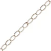 18mm Weit-Anker-Kette Phantasiekette Halsschmuck aus 585 Gold Rotgold oval 60cm