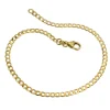 2,6mm Weitpanzer Armband Armkette 585 Gold Gelbgold 19cm Armschmuck