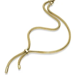 5mm Y-Kette Halskette Collier Phantasiekette aus 585 Gold Gelbgold 45cm