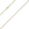 1,3mm Zopfkette Goldkette Collier Halskette aus 333 Gold Gelbgold 40cm