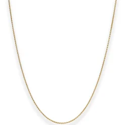 1,3mm Zopfkette Goldkette Collier Halskette aus 333 Gold Gelbgold 45cm