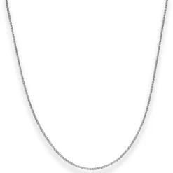 1,1mm Zopfkette Goldkette Collier Halskette aus 333 Gold Weißgold 42cm