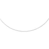 2mm Zopfkette Kette Collier aus 585 Gold Weißgold, Goldkette, 60cm