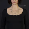 3mm Zopfkette Kette Collier aus 750 Gold Weißgold Goldkette 45cm Unisex