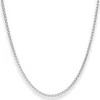 2,1mm Zopfkette Silberkette Collier Halskette aus 925 Silber 45cm