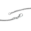 2,2mm Zopfkette Zopf Kette Collier, 925 Silber, Silberkette, 50cm