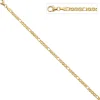 3mm Zwillings-Panzerarmband Armband Armschmuck aus 585 Gold Gelbgold 19cm