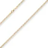 2,9mm Zwillingspanzerkette Collier Halskette aus 375 Gold Gelbgold 45cm