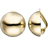 Ohrclips 14mm 333 Gold Gelbgold Ohrringe Clips Goldclips glänzend Damen