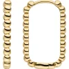 Ohrringe Creolen aus 333 Gold Gelbgold 21,3x2,3mm Ohrschmuck oval glänzend