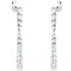 Ohrschmuck Ohrhänger aus 750 Weißgold 24 Diamanten 2,73ct TW-VSI 40x4,5mm