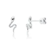 Ohrstecker aus 750 Gold Weißgold 4 Brillanten 0,03ct TW-SI 12x5,8mm