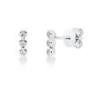 Ohrstecker aus 750 Gold Weißgold 6 Brillanten 0,74ct TW-SI 7,4x2,3mm Zarge